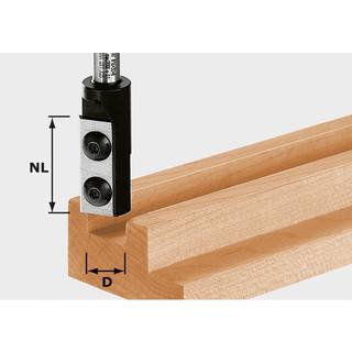 Festool Notfræser med vendeplatter HW S8 D12/30 WP Z1