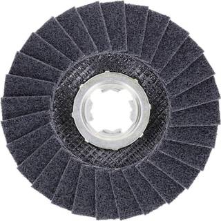 BOSCH X-LOCK-rondelslibeskiver, lige version, med plastbundplade og en diameter på 125mm, G60, X571, Best for Metal, 1stk. Ø125 mm, dur
