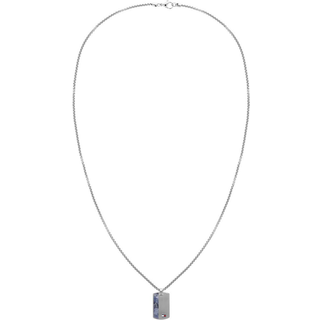 Tommy Hilfiger Beaded Tag Halskæde Rustfrit Stål 2790437 - Herre - Stainless Steel