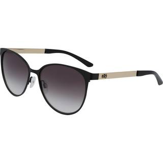 Calvin Klein Kvinde CK20139S 001 Solbriller Metal Sort Grå Cat Eye Skygge