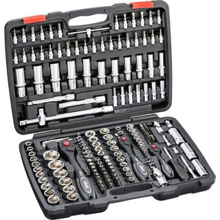 VIGOR Topnøglesæt 1/4" + 3/8" + 1/2" 172 dele (V2461)