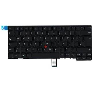 Lenovo - notebook replacement keyboard - German - Bærbar tastatur - til udskiftning - Tysk - Sort