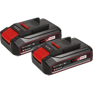Einhell Power-X-Change twinpack batteri 2x18v/2,5 Ah ✓ På lager - klar til levering og afhentning