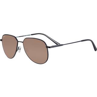 Serengeti Haywood Polarized SS543004 56 Solbriller Mænd Black - Matte Black - 56mm