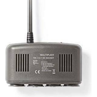 Cigarettænder splitter 4x12V + USB-A (12V/4,0A) | PRIS-MATCH