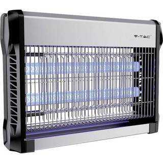 V-Tac insektlampe - 2x10W, indendørs, UV-lys, dækker 80m2