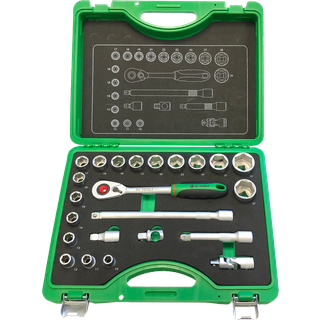 DJ Tools 1/2" Topnøglesæt m/ 23 dele