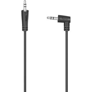 Hama Lyd Kabel 3.5-3.5 90 Grader Vinklet Sort 0.5m