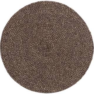 Dixie Ella dækkeserviet Ø38 cm Brun/Sort