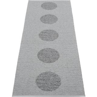 Pappelina Vera 2.0 Tæppe Grey / Granite Metallic 70x200 Cm - Mønstrede tæpper Polyester Grå - V29720
