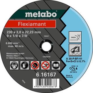 Metabo 4007430403124 - 616738000 Kvalitetsklasse A 30-P Flexiamant Inox