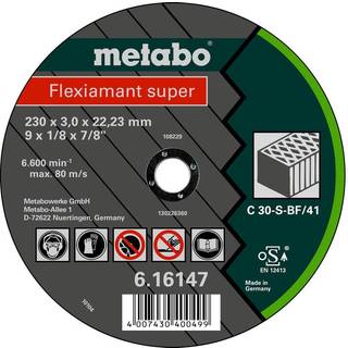 Metabo 4007430401199 - 616312000 Kvalitetsklasse C 30-S Flexiamant Super sten