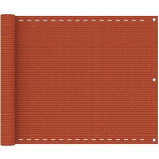altanafskærmning 75x400 cm HDPE orange