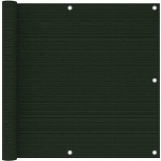 Altanafskærmning Hdpe Mørkegrøn - 90 x 500 cm