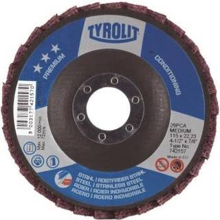 Fanformet slibeskive Tyrolit; 125x22,23 mm; 1 stk.