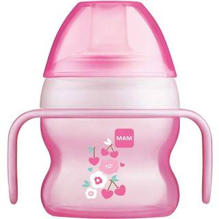 Mam Starter Cup (1 Count) Mam Polypropylen Sippy Cup Drinking Cup med ekstra-bl?d spildfri tud og skridsikreh?ndtag til piger 4+ m?neder fem ounc