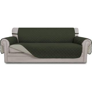 Let g?ende reversibelt sofa d?kning til 3 pude sofa sofa d?kning til hunde vandafvisende m?belbeskyttelsesd?ksel med skumst?nger elastiske stropp