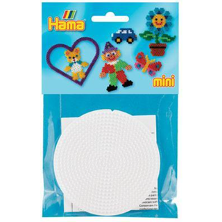 Hama Mini Stiftplade - 2 stk stiftplade runde 595 nr. 5205 2 stk. mini stiftplader Mål: 8 cm i diamter.