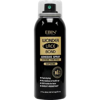 EBIN NEW YORK Wonder Lace Bond Adhesive Spray — Suverænt hold, klar, 2,7 fl oz / 80 ml til parykker
