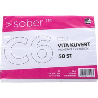 Mayer Kuverter hvid C6 FH 80g (50)