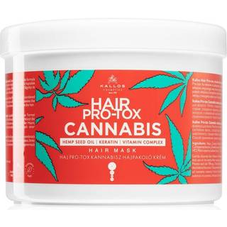 Kallos Hair Pro-Tox Cannabis Genoprettende hårmaske Med hampolie 500 ml - 500 ml