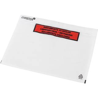 Følgeseddelslomme miljøvenlig 240x162mm C5 med tryk