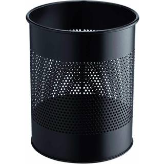 Durable papirkurv metal 15 liter 165mm rund sort