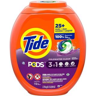 Tidevandspods t?jvaskemiddel s?be pods Spring Meadow duft 112 t?lling