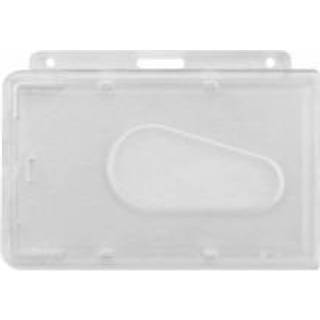 Kortholder i klar plast 86x54 mm til Key-Bak ID- og nøgleholder