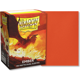 "Dragon Shield Standard Sleeves Dual Matte Ember"
