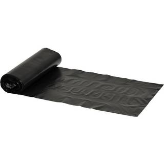 Affaldspose til skakt, 20 l, sort, HDPE/virgin, 37x65cm, 35 stk, Affaldsløsninger,