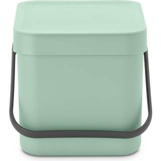 Affaldsspand m/låg sorteringskoncept 6 liter-Jade Green
