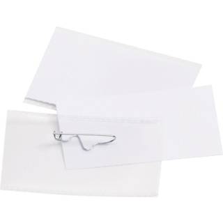 DURABLE Namnskylt Durable nål 75x40 mm, 100 st 4005546805696