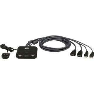 2-Port USB FHD HDMI Cable KVM Switch