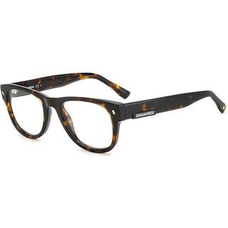 Dsquared2 D2 0048 086 51 Briller Mænd Tortoiseshell - Dark Tortoise - 51mm