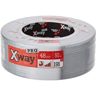 Schuller X-WAY gaffatape 48mm x50m, sølv