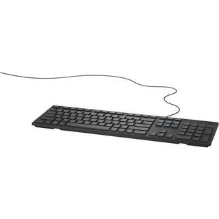 DELL 580-ADGS, Standard, Kabel, USB, QWERTY, Sort
