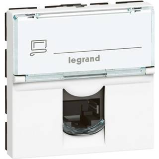 Legrand Mosaic data rj45 cat-6 ftp 2m hvi