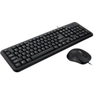 iBOX OFFICE KIT II - keyboard and mouse set - black - Tastatur & Mus sæt - Sort