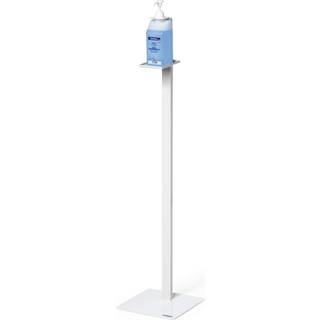 Durable Basic håndsprit dispenser gulvstander hvid