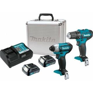 Værktøjssæt Makita CLX224X (DF333D + TD110D); 12 V; 2x1,5 Ah batt.