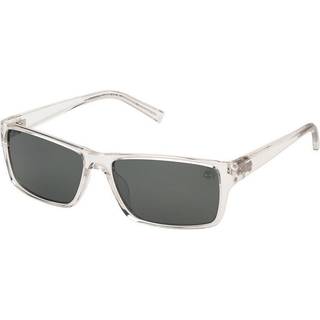 Timberland Mand TB9297 26R Solbriller Plast Transparent Grøn Firkantet Polariseret