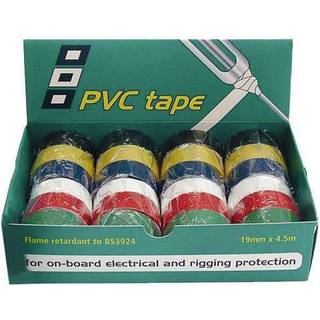 Rigningstape PSP PVC Tape, 19 mm x 20 meter, hvid