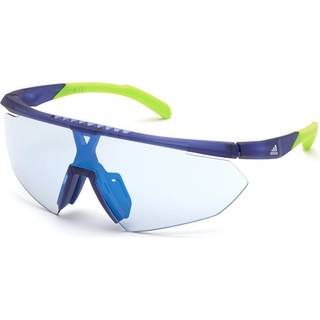 Adidas SP0015 91X 144 Solbriller Mænd Blue - Matte Blue - 144mm