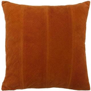 Furn furn. Rust Orange Jagger Ribbed Polyester Filled Cushion