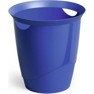 Durable Papirkurv Trend 16 liter med bærehåndtag blå