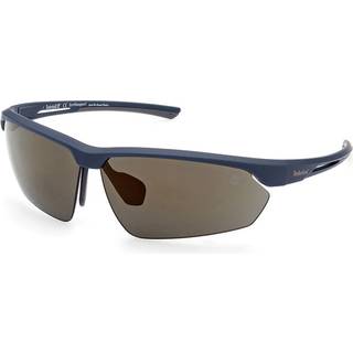 Timberland TB9264 Polarized 91D 72 Solbriller Mænd Blue - Matte Blue - 72mm