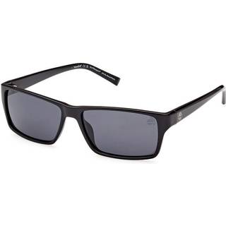 Timberland TB9297 Polarized 01D 58 Solbriller Mænd Black - Matte Black - 58mm