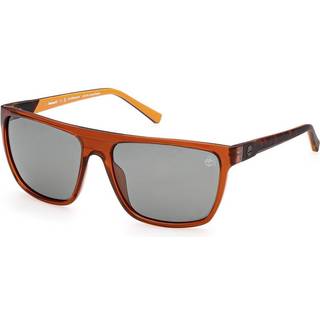 Timberland Mand TB9279 48R Solbriller Plast Brun Grøn Firkantet Polariseret