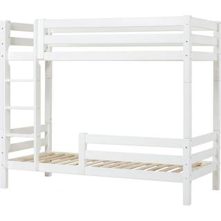 Hoppekids ECO Luxury - Høj Etageseng - 90x200 cm. - To Sengeheste - Hvid